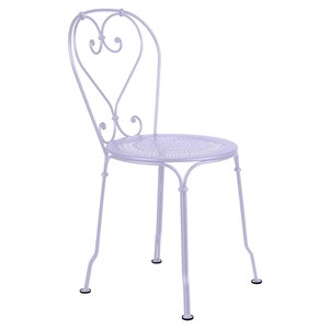 Fermob 1900 Chaise 1900 Violet lilas L 43.5 x l 43.5 x H85cm Diam : 40