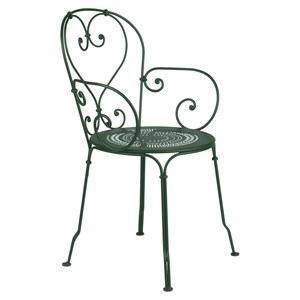 Fermob 1900 Fauteuil de repas 1900 Vert sapin L 53 x l 53 x H90cm Diam : 45