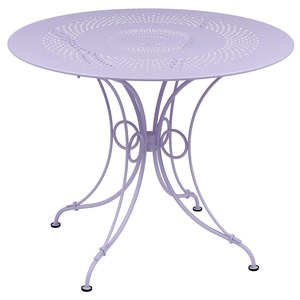 Fermob 1900 Table 1900 TP Violet lilas L 96 x l 96 x H74cm Diam : 96