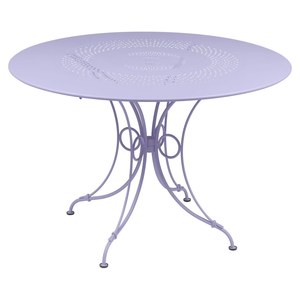 Fermob 1900 Table 1900 TP Violet lilas L 117 x l 117 x H74cm Diam : 117