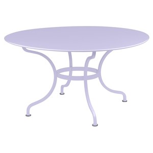 Fermob Romane Table Romane ronde STP Violet lilas L 137 x l 137 x H75cm Diam : 137