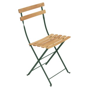 Fermob Bistro Chaise Bistro Naturel Vert sapin l 42 x H82cm