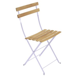 Fermob Bistro Chaise Bistro Naturel Violet lilas l 42 x H82cm