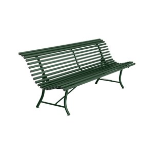 Fermob Louisiane Banc Louisiane métal Vert sapin L 200 x l 158 x H80cm