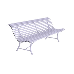 Fermob Louisiane Banc Louisiane métal Violet lilas L 200 x l 158 x H80cm