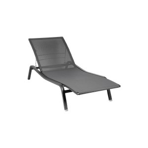 Fermob Alizé Bain de soleil Alizé Noir de carbone L 190 x l 80cm