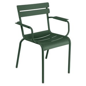 Fermob Luxembourg Fauteuil de repas Luxembourg Vert sapin L 57 x l 65 x H88cm