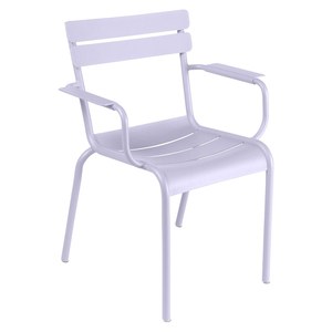 Fermob Luxembourg Fauteuil de repas Luxembourg Violet lilas L 57 x l 65 x H88cm