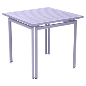 Fermob Costa Table Costa carrée Violet lilas L 80 x l 80 x H74cm