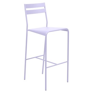 Fermob Facto Chaise de bar Facto Violet lilas L 50 x l 36 x H106cm