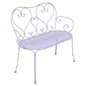 Fermob 1900 Banc 1900 2 places Violet lilas L 106 x l 53 x H90cm