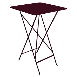 Fermob Bistro Table haute Bistro Mange Debout Rouge lie de vin L 71 x l 71 x H105cm