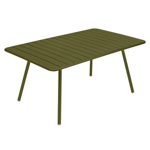 Fermob Luxembourg Table Luxembourg rectangulaire Vert mousse L 165 x l 100 x H74cm