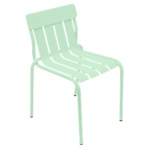 Fermob Stripe Chaise Stripe Vert menthe à l'eau L 58 x l 52 x H85cm