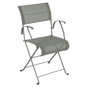 Fermob Dune Premium Fauteuil de repas Dune Premium Vert de gris L 40 x l 45 x H86cm