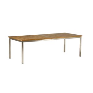 Barlow Tyrie Equinox Table de salle à manger Equinox avec allonges 230 rectangulaire  150.8cm/228cmx100cmx72.8cm