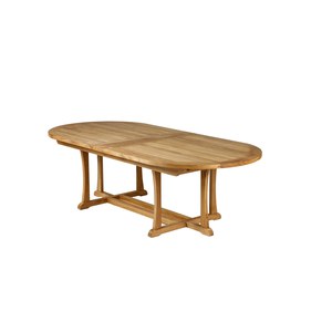 Barlow Tyrie Stirling Table Stirling de salle à manger avec allonges 320 ovale  237cm/319cmx110cmx70.2cm