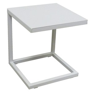 Castle Line Donata Table d'appoint Ella Blanc 40x40x46cm