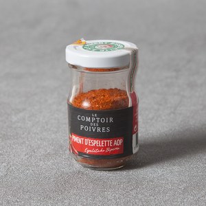 Le Comptoir Des Poivres  Piment d'Espelette AOP, Ezpeletako Biperra 40gr  40gr