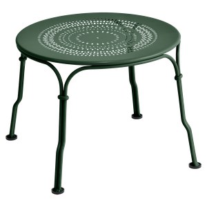 Fermob 1900 Table basse Cabriolet 1900 Vert sapin L 45 x l 45 x H34cm Diam : 45