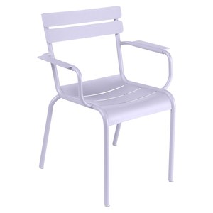 Fermob Luxembourg Acier Fauteuil de repas Luxembourg acier Violet lilas l 49 x H88cm