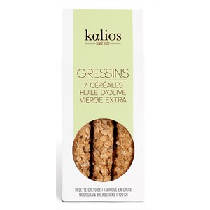 Kalios  Gressins crétois aux 7 Céréales 120gr  120gr