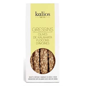 Kalios  Gressins crétois aux Olives de Kalamata 120gr  120gr