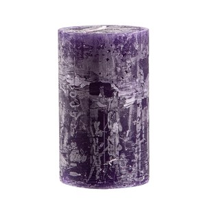 Schilliger Sélection Sierra Bougie cylindrique Sierra Violet d'évêque 6x10cm