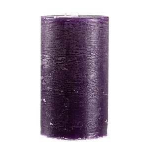 Schilliger Sélection Sierra Bougie cylindrique Sierra Violet d'évêque 7x12cm