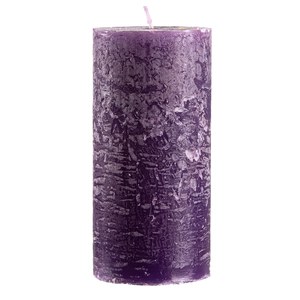 Schilliger Sélection Sierra Bougie cylindrique Sierra Violet d'évêque 7x18cm