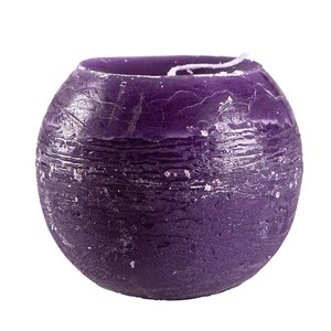 Schilliger Sélection Sierra Bougie globe Sierra Violet d'évêque 8cm