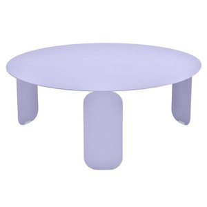 Fermob Bebop Table basse Bebop (Grande) Violet lilas L 80 x l 80 x H32.5cm Diam : 80