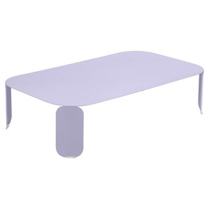 Fermob Bebop Table basse Bebop rectangulaire H29 Violet lilas L 120 x l 70 x H29cm