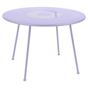 Fermob Lorette Table Lorette ronde Violet lilas L 110 x l 110 x H74cm Diam : 110