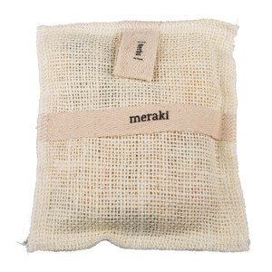 Meraki Soins Corps Gant de bain exfoliant aux herbes  22x15cm