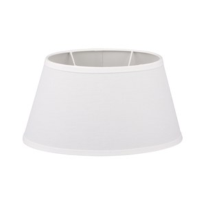 Schilliger Design Bellini Abat-jour Bellini ovale Blanc chenu 25.5x17x35x25.5x18.5cm