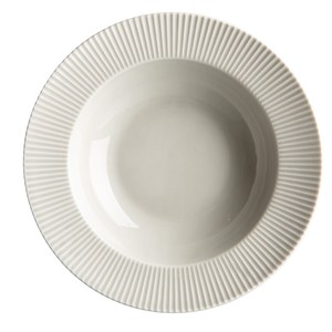 Schilliger Design Lisière Assiette à pâtes Lisière Gris argile 22.1x4.6cm