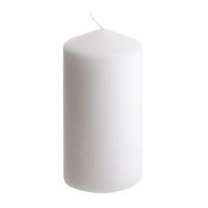 Schilliger Sélection Sierra Bougie cylindrique Sierra Blanc 9.6x20cm