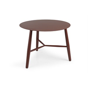 Brafab Vannes Table d'appoint Vannes Orange brûlée 60x45cm