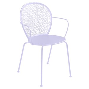 Fermob Lorette Fauteuil de repas Lorette Violet lilas L 42 x l 58 x H84cm