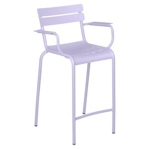 Fermob Luxembourg Fauteuil Haut empilable Luxembourg Violet lilas l 62.4 x H101cm