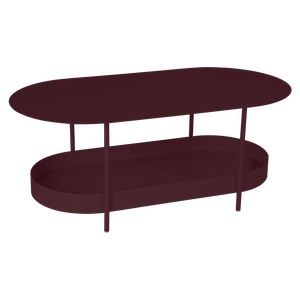 Fermob Salsa Table salsa basse Rouge lie de vin L 119 x l 58 x H46cm