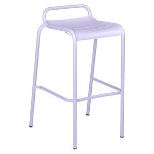 Fermob Luxembourg Tabouret Bar empilable Luxembourg Violet lilas L 54 x l 51 x H88cm