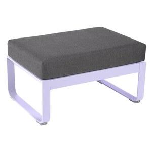 Fermob Bellevie Pouf Bellevie Violet lilas L 74 x l 53 x H41cm