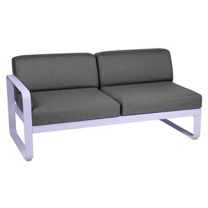 Fermob Bellevie Module gauche 2 places  bellevie Violet lilas 