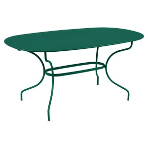 Fermob Opéra Table Opéra  Ovale Vert sapin L 160 x l 90 x H74cm