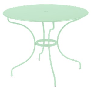 Fermob Opéra Table Opéra  ronde Vert menthe à l'eau L 96 x l 96 x H74cm Diam : 96