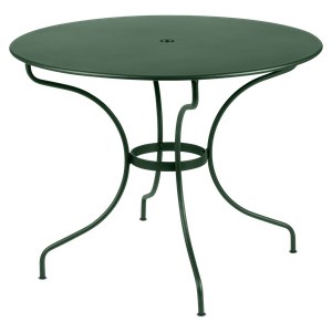 Fermob Opéra Table Opéra  ronde Vert sapin L 96 x l 96 x H74cm Diam : 96