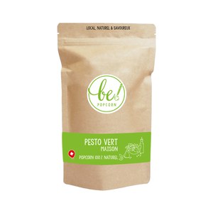 Be! Popcorn  Popcorn au Pesto vert maison  55gr