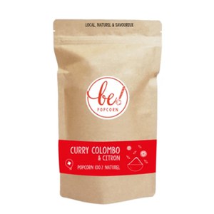 Be! Popcorn  Popcorn au curry colombo & citron jaune  55gr